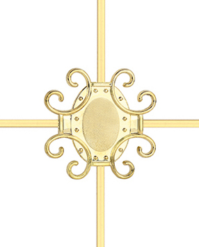 Karolaj Motifi 8x10mm Altın Motif