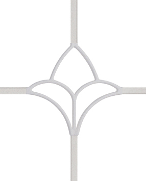 Karolaj Motifi 8x18mm Gümüş Lale Motif